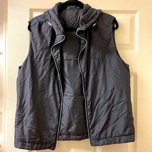 Versace Collection Medusa Logo Down Hooded Lightweight Vest - Black -NWT size 50